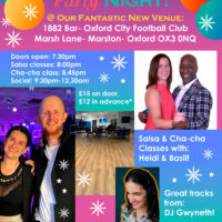 Christmas Salsa party - Friday 12th December Basil, Giles & Rosa