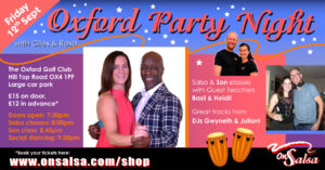 Salsa party - Friday 12th September Basil, Heidi, Giles and Rosa